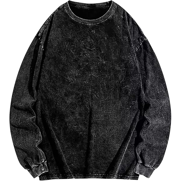 Amazon.co.jp: LAVDE メンズ 長袖Tシャツ TEE ヴィンテージ風 ロンT